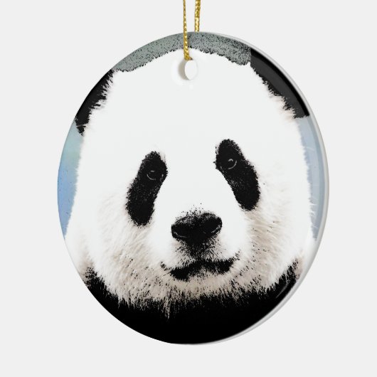 Panda Keramikornament (Links)