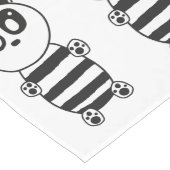 Panda Kid Großer Tischläufer (Ecke)
