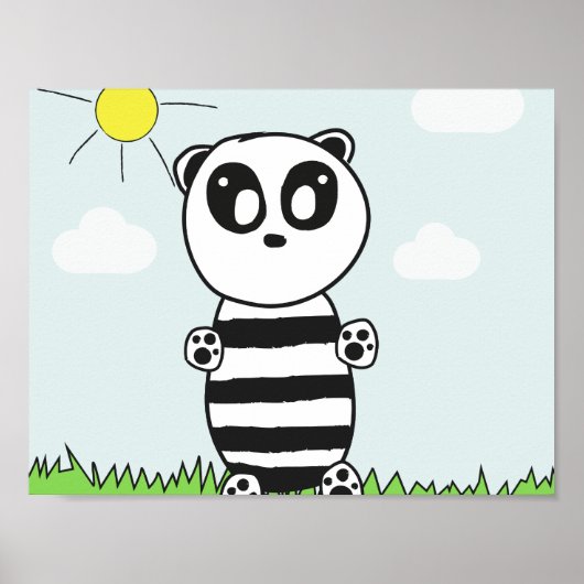 Panda Kid Poster (Vorne)