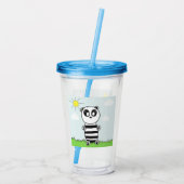 Panda Kids Acryltrinkbecher (Rückseite)