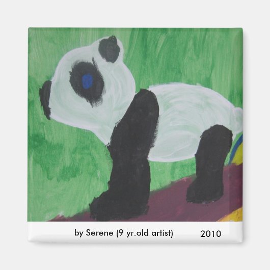 Panda Kids Art Magnet (Vorne)
