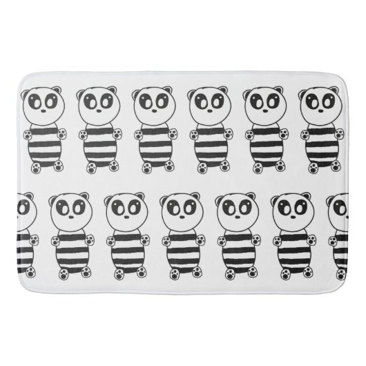 Panda Kids Badematte (Vorderseite)