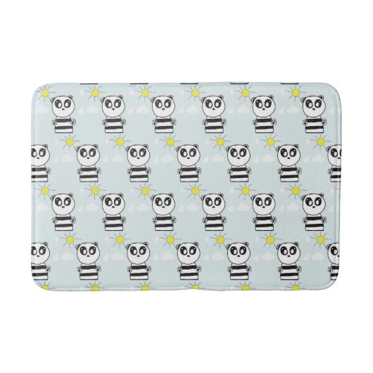 Panda Kids Badematte (Vorderseite)
