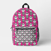 Panda Kids Bedruckter Rucksack (Vorderseite)