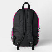 Panda Kids Bedruckter Rucksack (Rückseite)