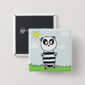 Panda Kids Button (Vorne & Hinten)