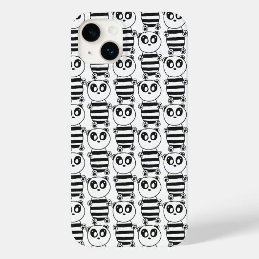 Panda Kids Case-Mate iPhone Hülle (Rückseite)
