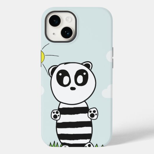 Panda Kids Case-Mate iPhone Hülle (Rückseite)