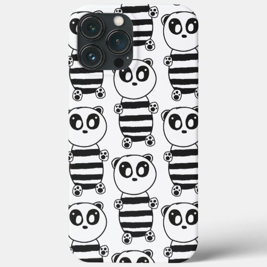 Panda Kids Case-Mate iPhone Hülle (Rückseite)