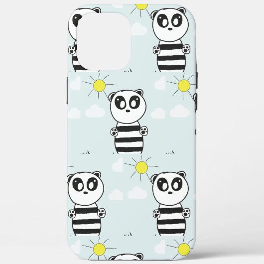 Panda Kids Case-Mate iPhone Hülle (Rückseite)