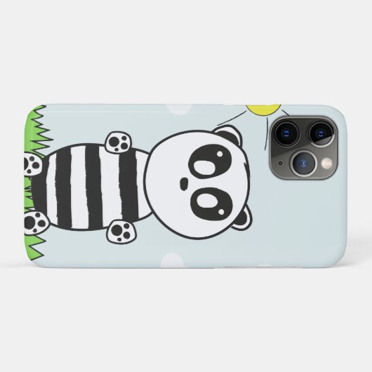 Panda Kids Case-Mate iPhone Hülle (Rückseite (Horizontal))