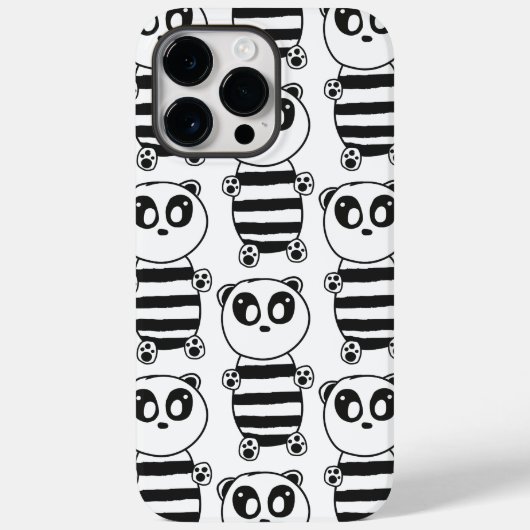 Panda Kids Case-Mate iPhone Hülle (Rückseite)