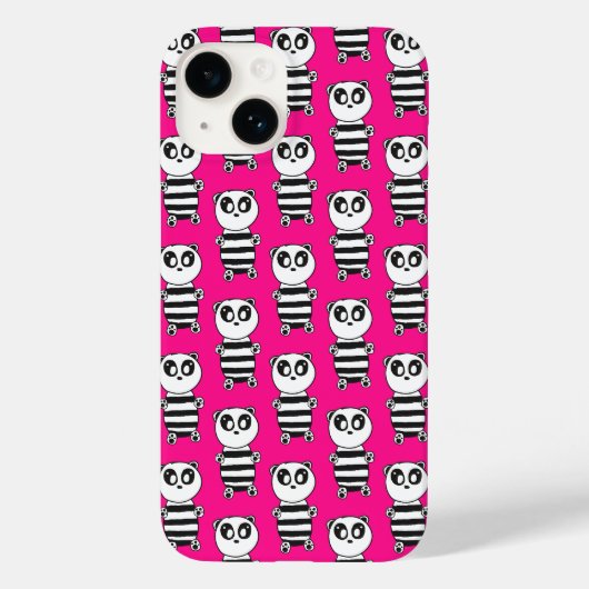 Panda Kids Case-Mate iPhone Hülle (Rückseite)