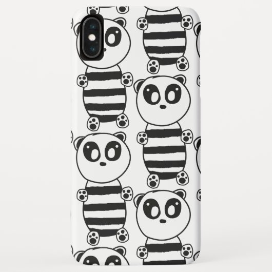 Panda Kids Case-Mate iPhone Hülle (Rückseite)