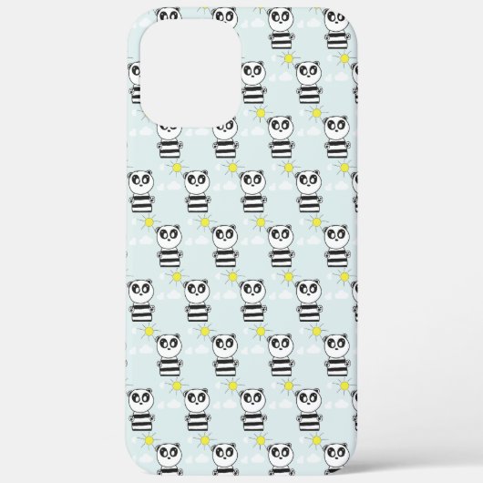 Panda Kids Case-Mate iPhone Hülle (Rückseite)
