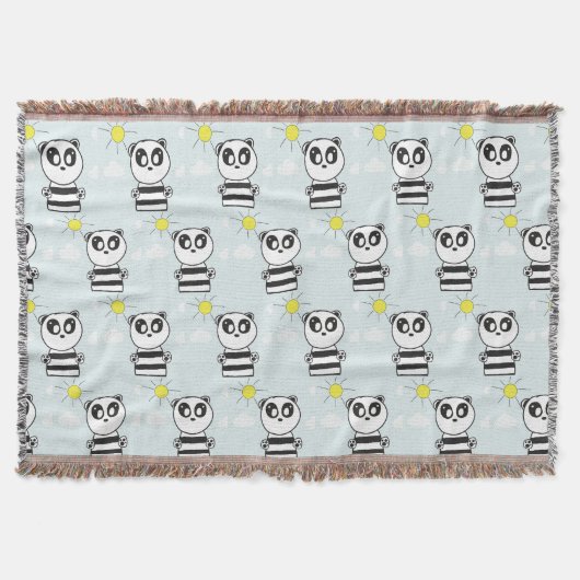 Panda Kids Decke (Vorderseite)