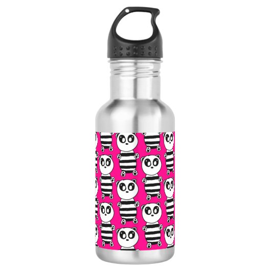 Panda Kids Edelstahlflasche (Vorderseite)