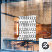 Panda Kids Fensteraufkleber (Café-Fenster)