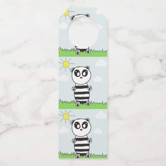 Panda Kids Flaschenanhänger (Vorderseite)
