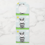 Panda Kids Flaschenanhänger (Rückseite)