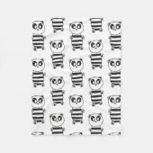 Panda Kids Fleecedecke (Vorderseite)