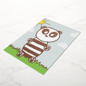Panda Kids Folieneinladung (Gedreht)