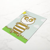 Panda Kids Folieneinladung (Gedreht)