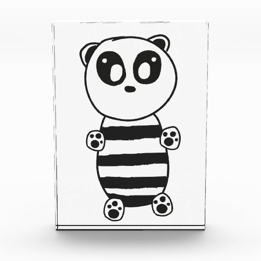 Panda Kids Fotoblock (Vorderseite)