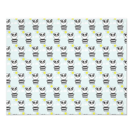 Panda Kids Fotodruck (Vorne)