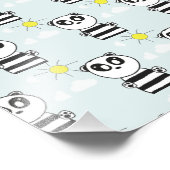 Panda Kids Fotodruck (Ecke)