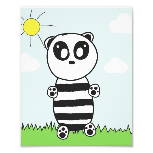 Panda Kids Fotodruck (Vorne)