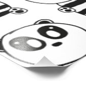 Panda Kids Fotodruck (Ecke)