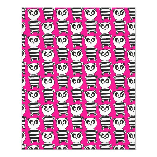 Panda Kids Fotodruck (Vorne)