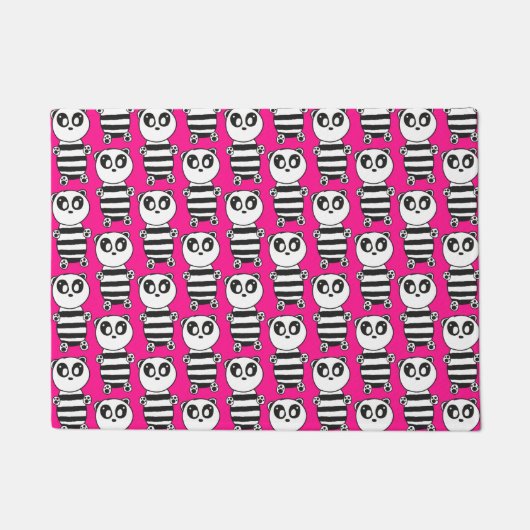 Panda Kids Fußmatte (Vorderseite)