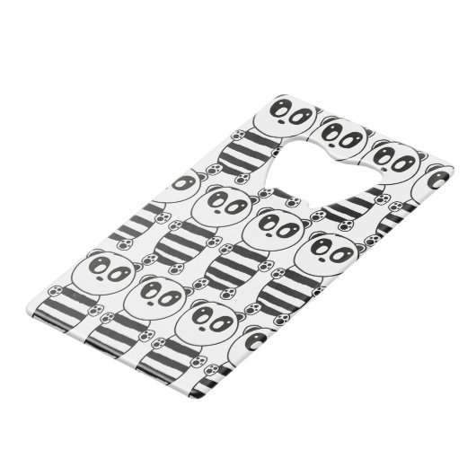 Panda Kids Geldbeutel Flaschenöffner (Rückseite Schrägansicht)