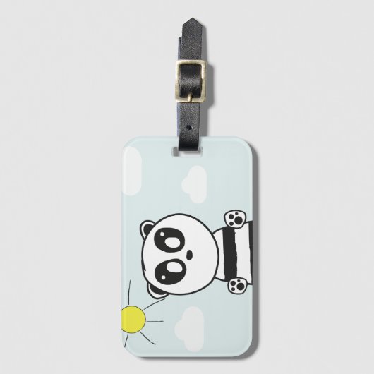 Panda Kids Gepäckanhänger (Vorderseite Vertikal)