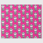 Panda Kids Geschenkpapier (Flach)