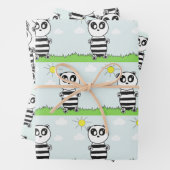 Panda Kids Geschenkpapier Set (Beispiel)