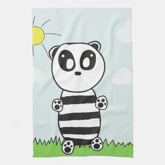 Panda Kids Geschirrtuch (Vertikal)