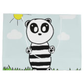 Panda Kids Große Geschenktüte (Rückseite)