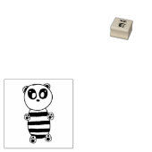 Panda Kids Gummistempel (Stempel)