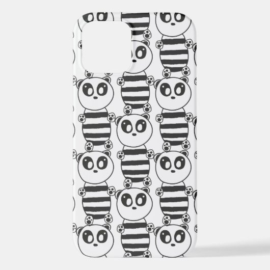 Panda Kids iPhone Hülle (Rückseite)