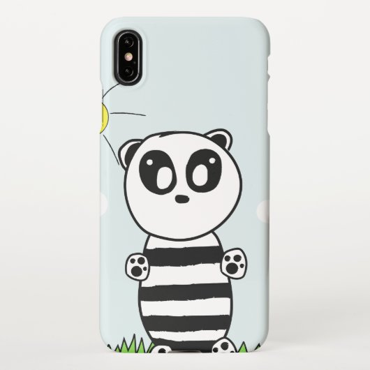 Panda Kids iPhone Hülle (Rückseite)