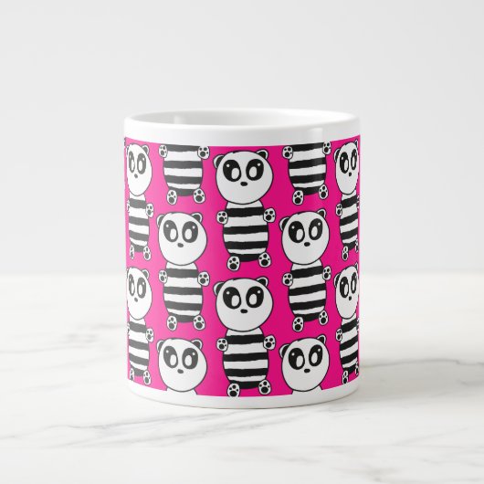Panda Kids Jumbo-Tasse (Vorderseite)