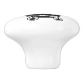 Panda Kids Keramikknauf (Seitenansicht)