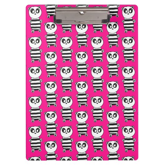 Panda Kids Klemmbrett (Vorderseite)