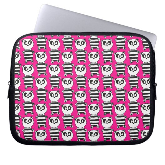 Panda Kids Laptopschutzhülle (Vorderseite)