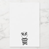 Panda Kids Lebensmitteletikett (Einzelnes Label)