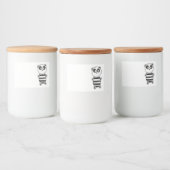 Panda Kids Lebensmitteletikett (Flaschen)