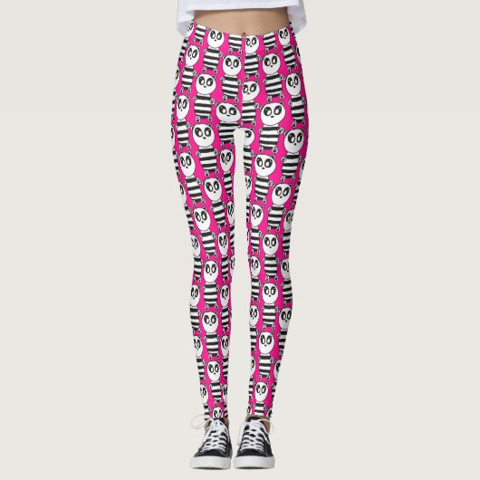 Panda Kids Leggings (Vorderseite)
